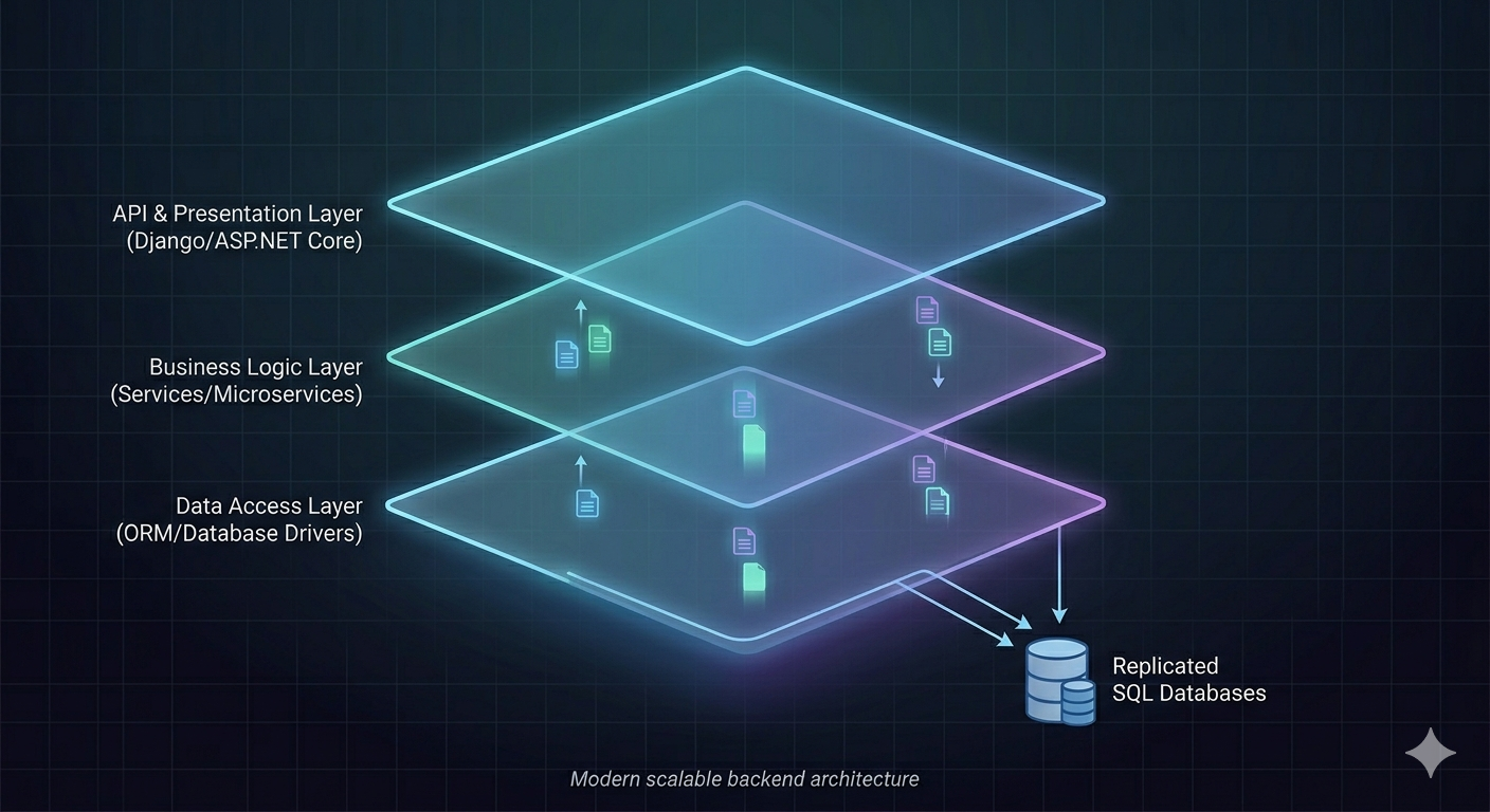 Backend architecture layers